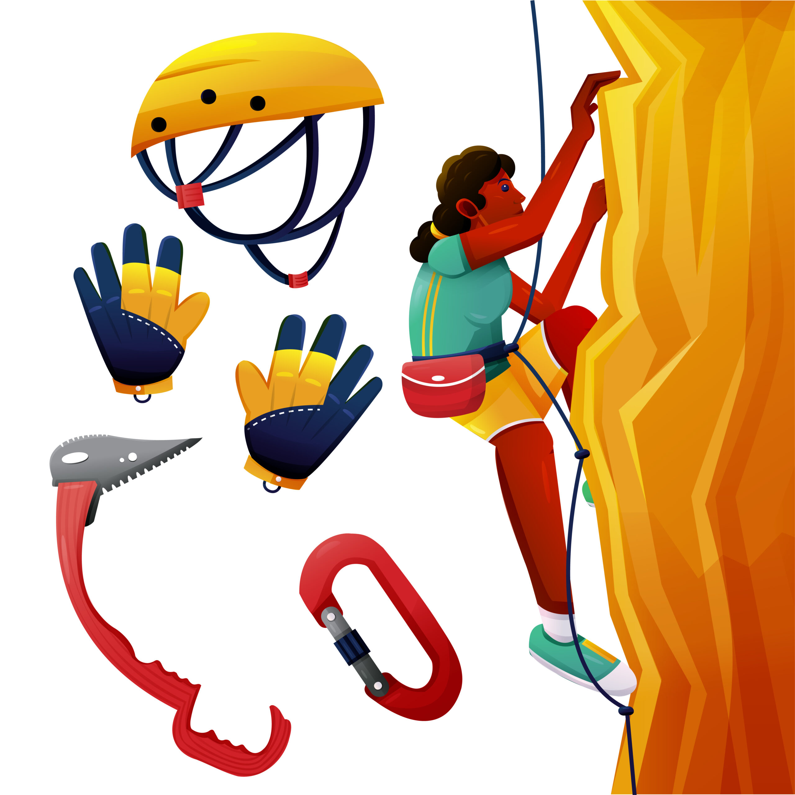 rappelling and abseiling terminology, safety, and purpose.
